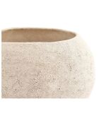 Plato de gres beige Cave, 26 x 13,5 cm