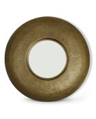 Miroir en aluminium Duro doré  - 90 x 14 cm