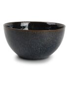 4 Mielo Steinzeugschalen blau/grün/schwarz - 15 x 7 cm