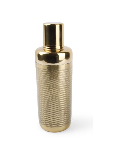 Shaker à cocktails en acier inoxydable Diamond Bar doré -  65cl