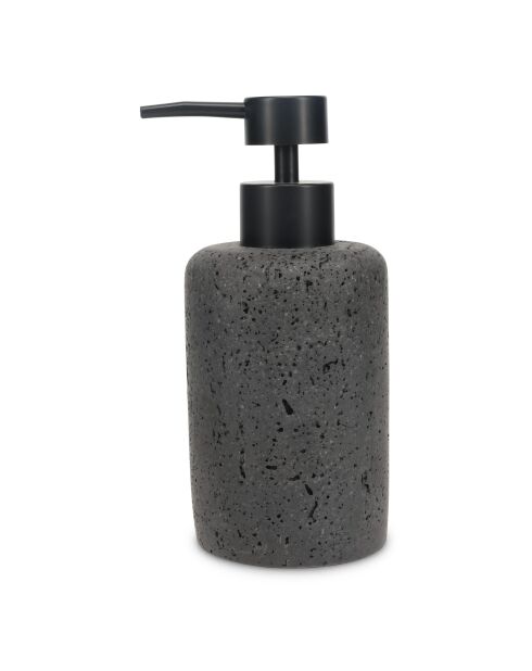 Distributeur de savon  en polyrésine Suds  gris anthracite - 25cl