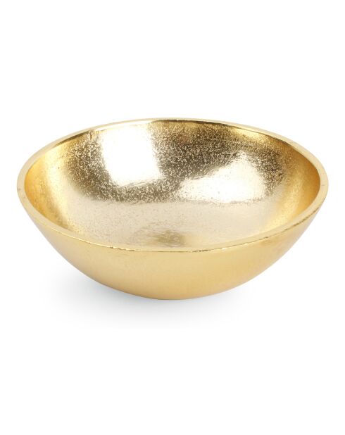 Plato decorativo dorado Favo - 15 x 5 cm