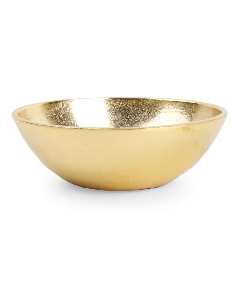 Plato decorativo dorado Favo - 15 x 5 cm