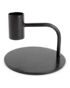 Black Pillar metalen kandelaar - 10x8cm