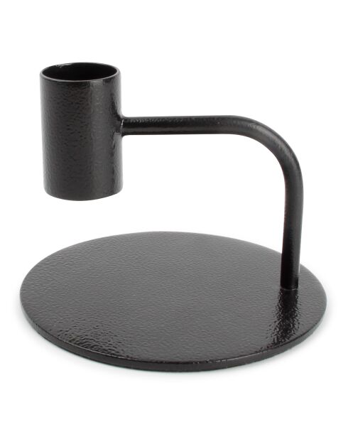 Black Pillar metalen kandelaar - 10x8cm
