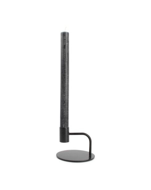 Black Pillar metalen kandelaar - 10x8cm