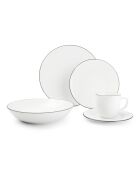 Puro serviesset van wit porselein - 20 stuks