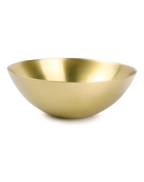 Plato decorativo de hierro Golden Gala - 12 x 4,5 cm