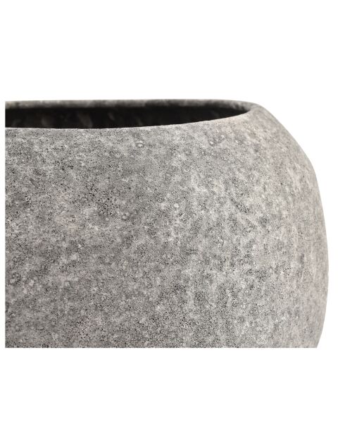 Ciotola decorativa Cave in gres antracite - 31xH18cm