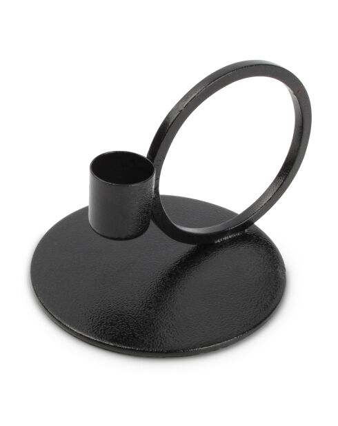 Black Pillar metalen kandelaar - 10x9cm