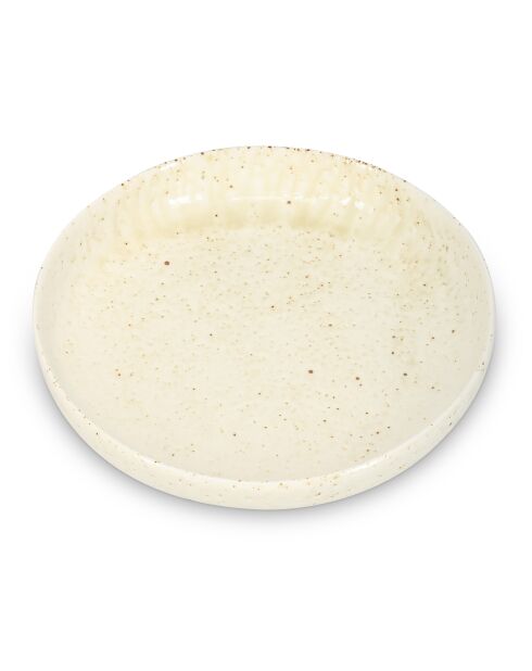 4 Bols en porcelaine style plage Studio Urban beiges - 21,5 x 4 cm
