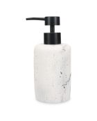 Distributeur de savon en polyrésine Suds marbre blanc - 25cl