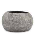 Bol décoratif en grès Cave anthracite - 26xH13,5cm