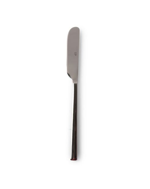 Set von 6 Terno Buttermessern aus Edelstahl - 16x0,5x1,5 cm