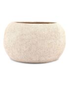 Ciotola decorativa in gres beige Cave - 31xH18cm