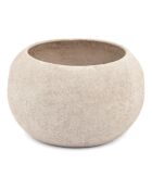 Ciotola decorativa in gres beige Cave - 31xH18cm