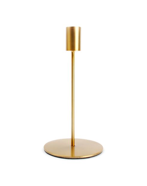 Gold Pillar metalen kandelaar, - 10x20cm