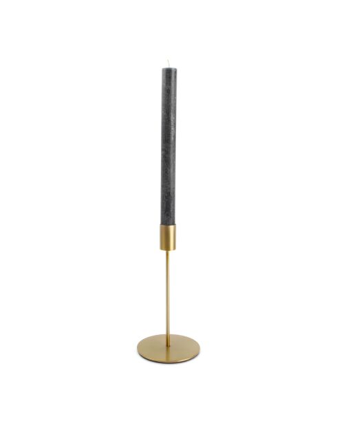 Gold Pillar metalen kandelaar, - 10x20cm