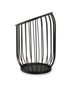 Panier en fil de fer Loft noir  - 12 x 16 cm