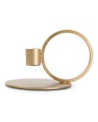 Gold Pillar metalen kandelaar - 10x9cm