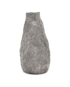 Jarrón de gres antracita Cave - 17xH33,5 cm