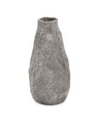 Jarrón de gres antracita Cave - 17xH33,5 cm
