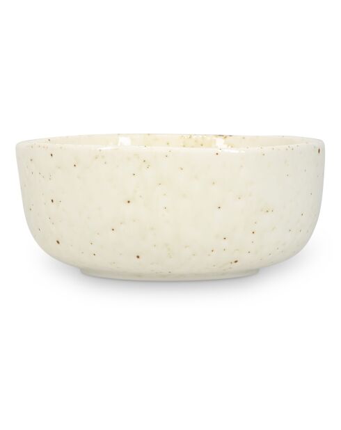 4 Bols en porcelaine style plage Studio Urban beiges - 14,5 x 6 cm