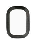 Miroir  en aluminium Duro noir  - 65 x  91 cm