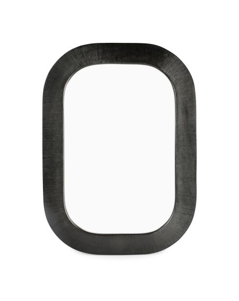 Miroir  en aluminium Duro noir  - 65 x  91 cm