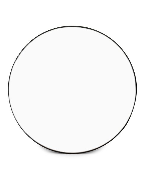 Miroir en aluminium Donna noir - H.61 cm