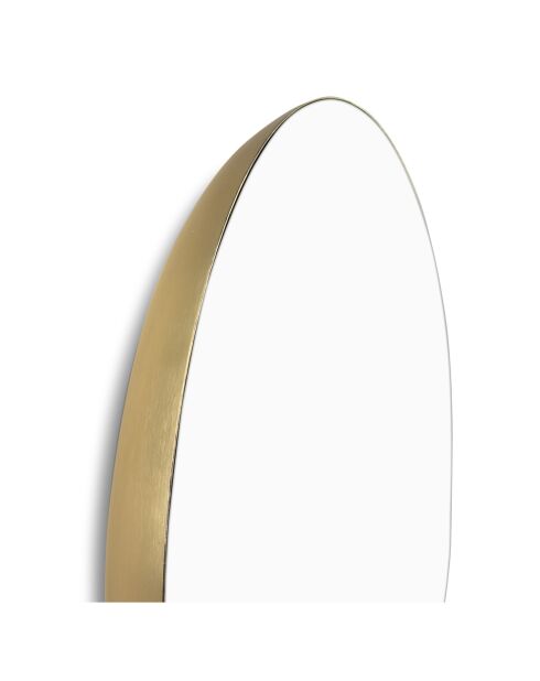 Miroir en métal Donna doré -  H.61cm