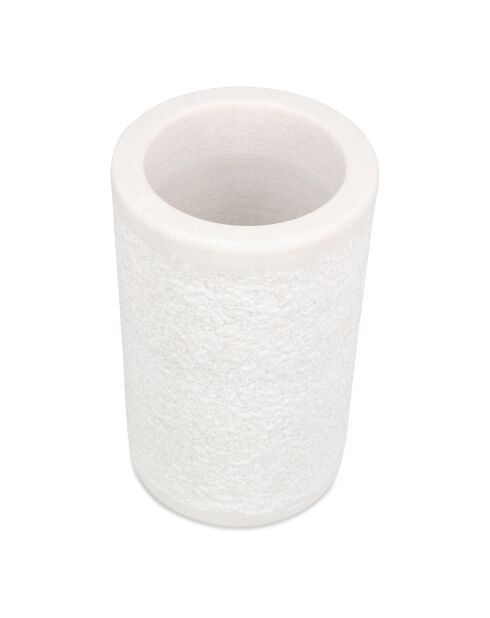Refroidisseur à vin en marbre Marbliss blanc - 12xH20cm