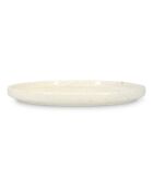 4 Assiettes en porcelaine style plage Studio Urbain beiges -  D.26 cm