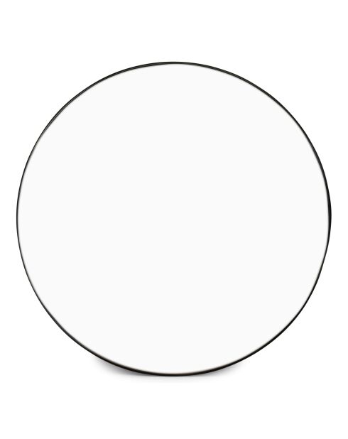 Miroir en métal Donna noir - H.76 cm