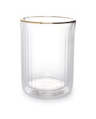 Set di 2 tazze trasparenti in borosilicato Roma a doppia parete - 28cl