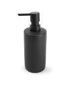 Distributeur de savon  en porcelaine fain noir  - 35cl