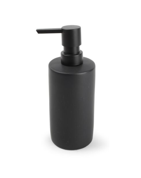 Distributeur de savon  en porcelaine fain noir  - 35cl