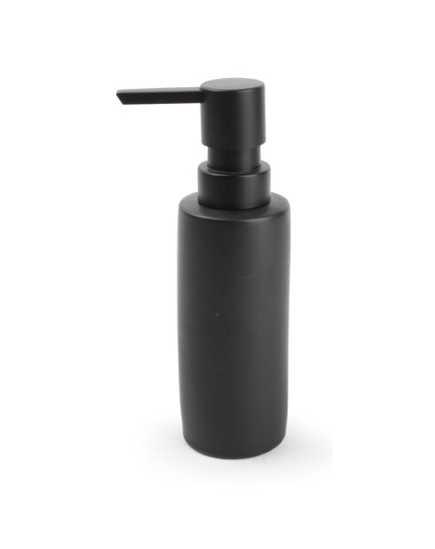 Distributeur de savon en porcelaine Fain noir - 15cl