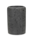 Porte-brosse à dents   en polyrésine Suds gris anthracite - 7 x 10,5 cm