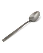 Set van 6 Terno roestvrijstalen theelepeltjes matzwart - 15,7x4,5x4,2 cm