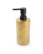 Distributeur de savon en porcelaine fain doré  - 35cl