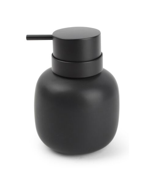 Distributeur de savon en porcelaine Fain noir - 44cl