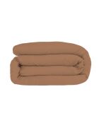 Housse de couette satin de en coton Julia caramel