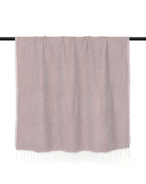 Baumwollplaid Amsterdam in Taupe