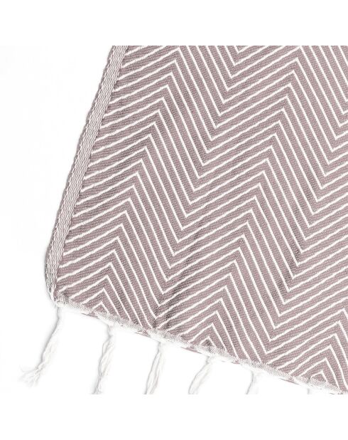 Baumwollplaid Amsterdam in Taupe