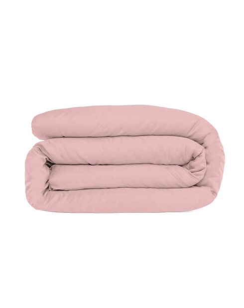 Housse de couette satin de en coton Julia rose