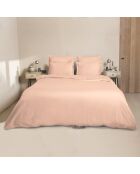 Housse de couette satin de en coton Julia rose