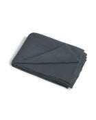 Drap plat gaze de coton Carla bleu orage