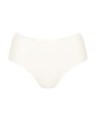 Go Daily Cotton Midi-Slip aus weißer Seide