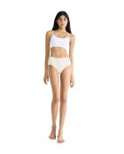 Go Daily Cotton Midi-Slip aus weißer Seide